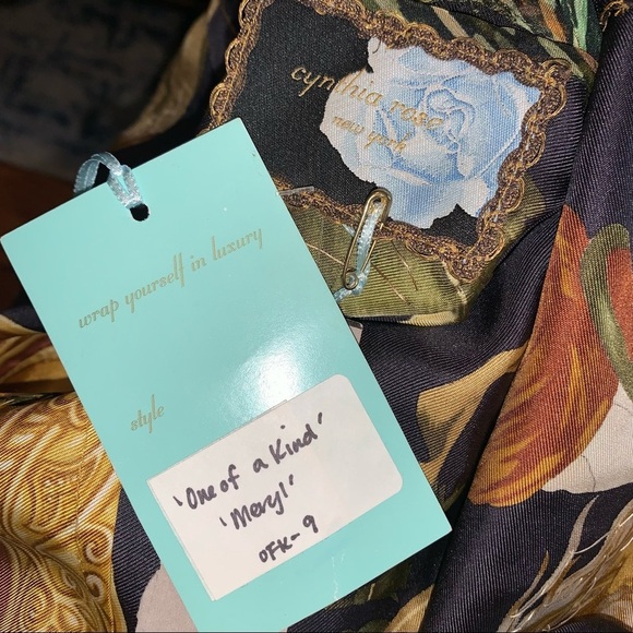 NEW Cynthia Rose Silk Salvatore Ferragamo Scarf Dress size Small - Picture 12 of 13